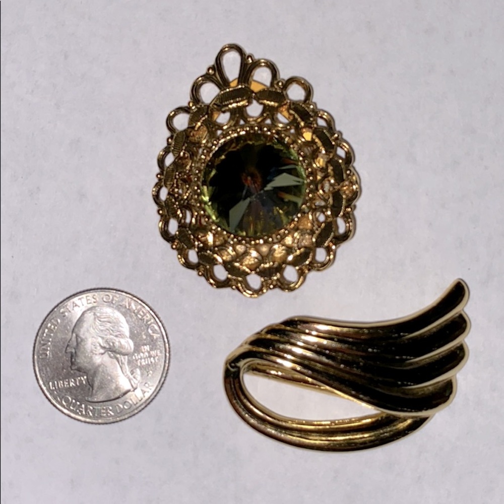 Two Vintage Scarf Clips - Picture 4 of 5